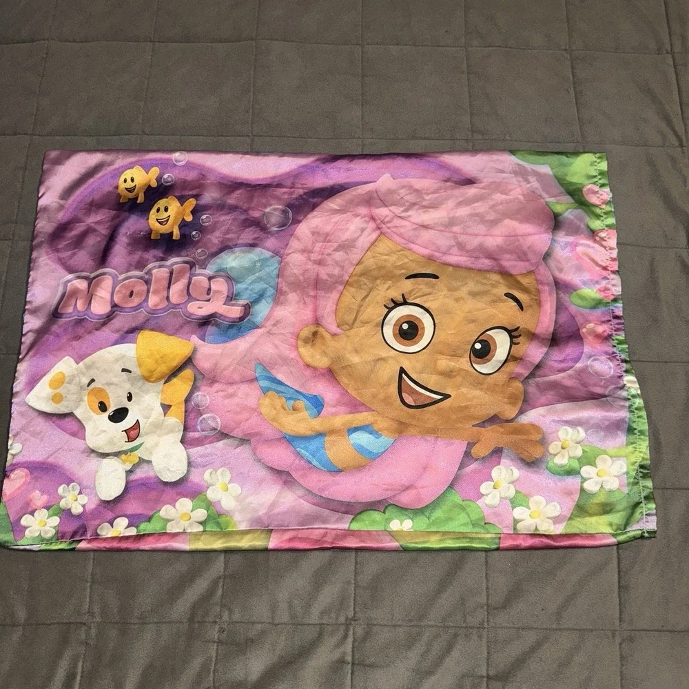 Bubble Guppies Standard Size Pillowcase Reversible Nick Jr. Bedding
